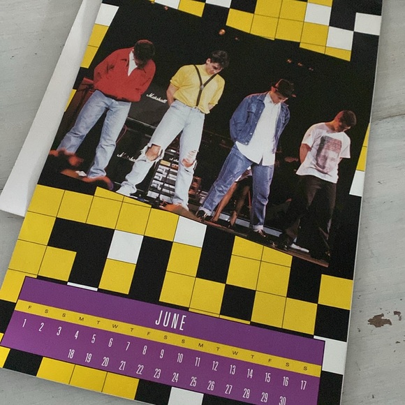 1990 New Kids on the Block Wall Calendar Collectible - Picture 6 of 11
